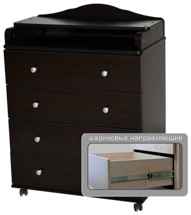 Пеленальный комод Кедр Victoria 804 ЛДСП фотография 5