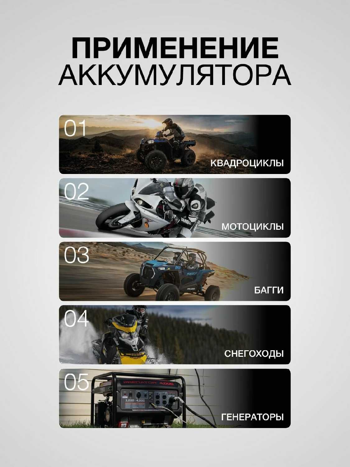 Мото Аккумулятор CHOPPER AGM (CT1207.2, YTZ7S) фотография 6