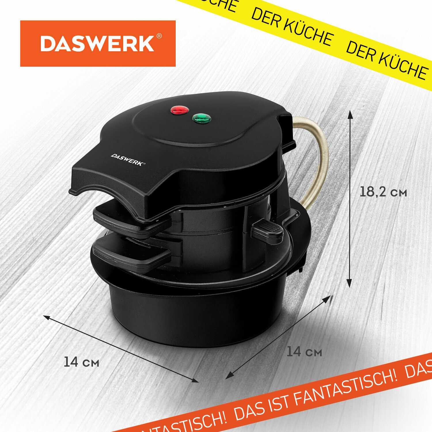 Бургерница-сендвичница электрическая DASWERK Бургерница-сендвичница электрическая (DASWERK) фотография 3