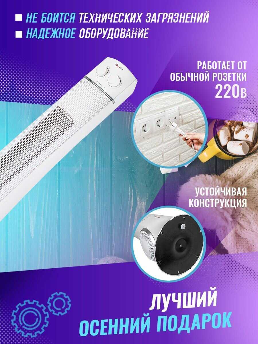 Тепловентилятор напольный обогреватель для дома комнатный 2200w (FK-FH15) фотография 13