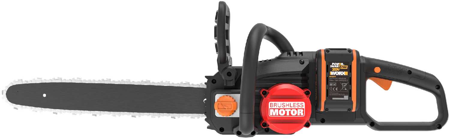 Цепная пила аккумуляторная WORX NITRO фотография 1