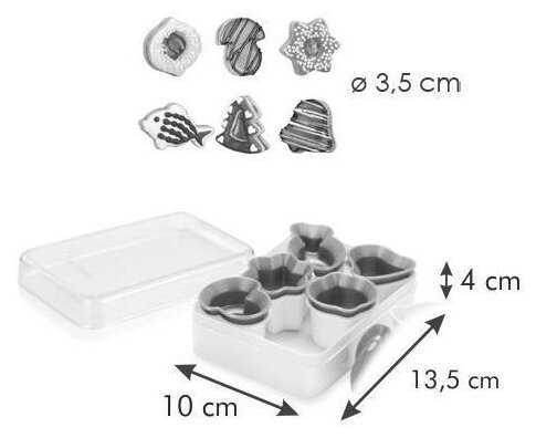 Форма для печенья Tescoma 630934, 6 шт. фотография 6