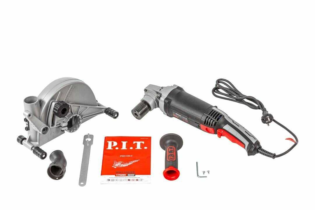 Штроборез P.I.T. PWC150-C (150мм, 1700Вт, 8000об/мин, глубина штроб. 35мм, ширина штроб. 30мм) фотография 2