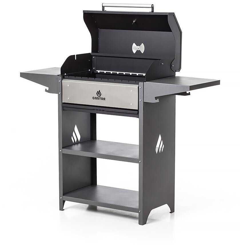 Гриль на дровах Gratar Family Optima BBQ, 44.1х133.2х111 см фотография 2