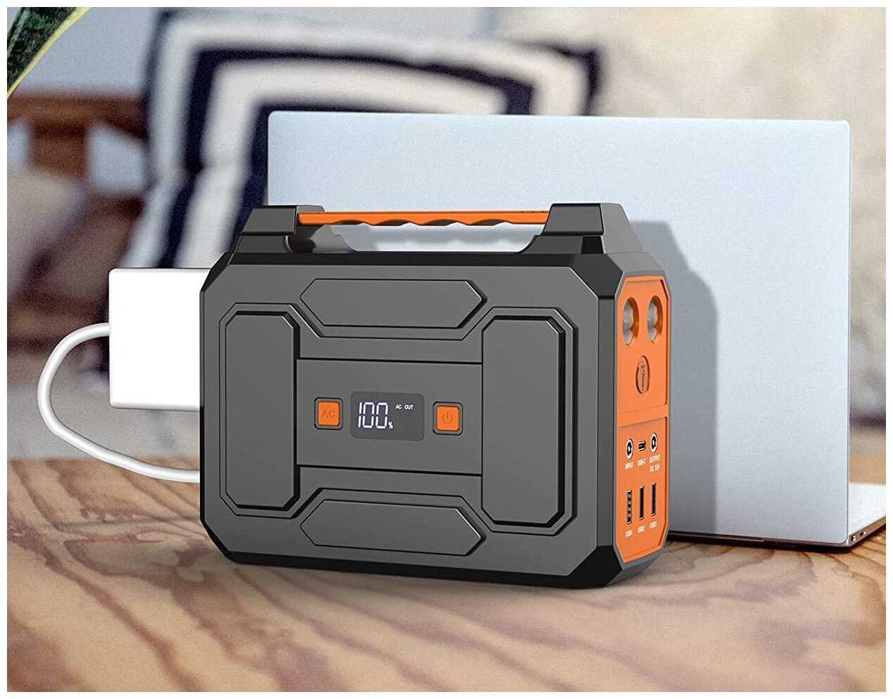 Портативный аккумулятор Elway Energy Box E01 - 100w с розеткой 220В 50 000mAh фотография 1