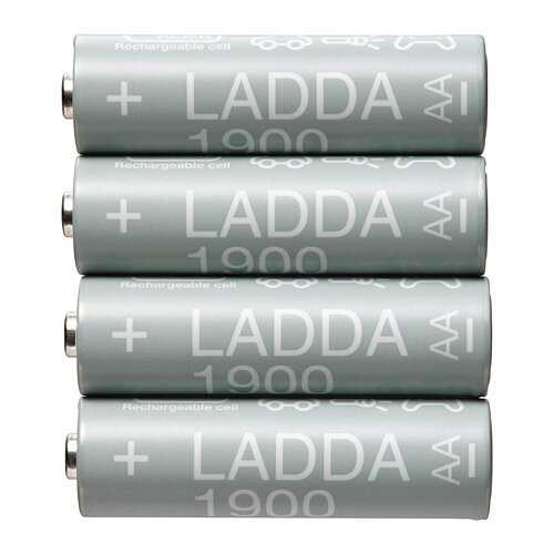 Аккумулятор икеа LADDA HR06 AA (1900 мА·ч) фотография 2