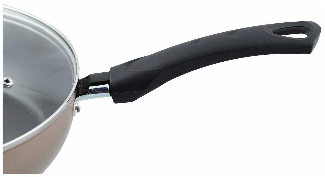 Сотейник Sandy, диаметр 24 см со стеклянной крышкой фотография 5