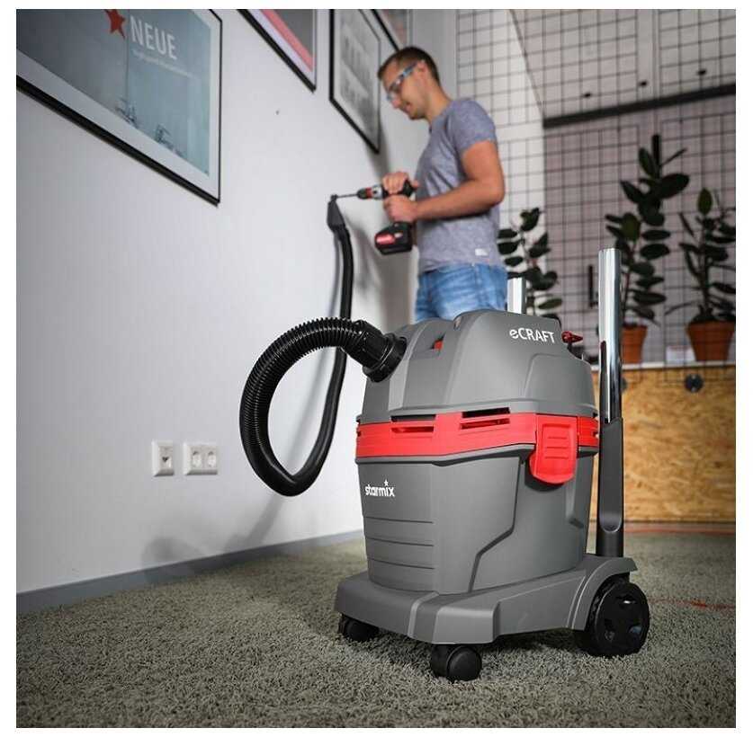 Профессиональный пылесос Starmix ECRAFT PL-1422 EWR, 1400 Вт фотография 4
