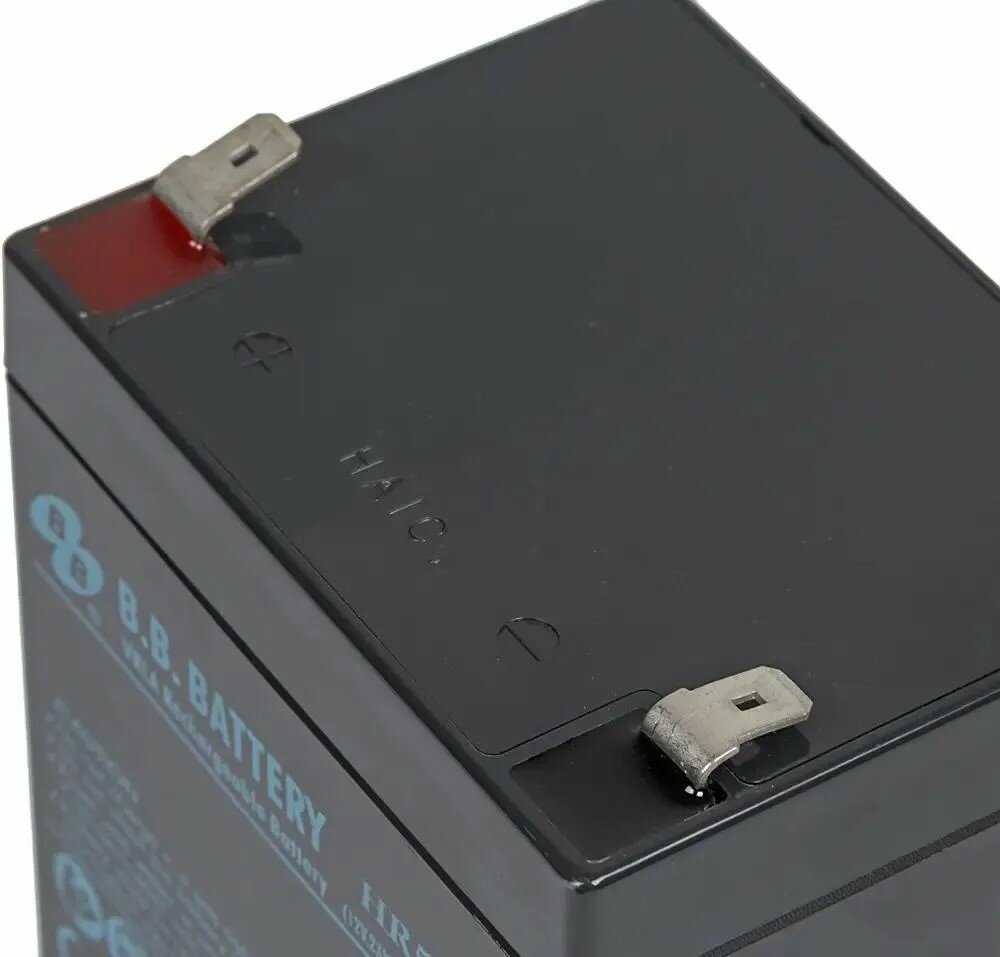 Аккумуляторная батарея B.B. Battery HR5.8-12 (12В 5.3 А·ч) фотография 8