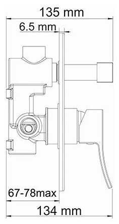 Смеситель Wasserkraft 1641 фотография 3