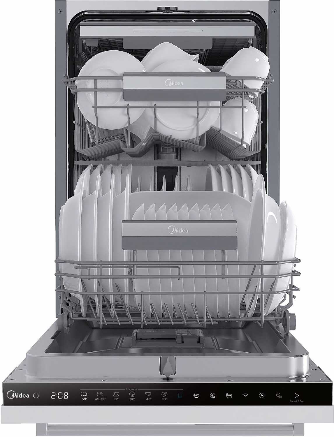 Встраиваемая посудомоечная машина 45 см Midea MID45S720i фотография 1