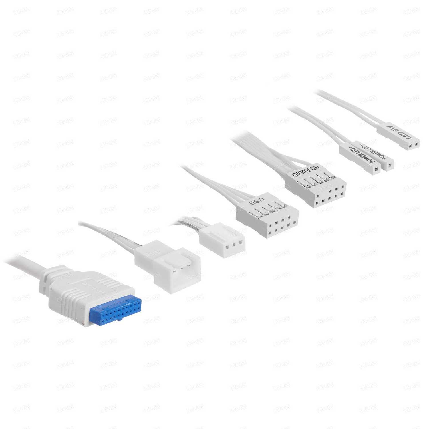 Корпус 1STPLAYER TRILOBITE T7-P (2USB3.0, Audio, Window,4x120mm LED) (T7-P-WH-4F1-W) фотография 19