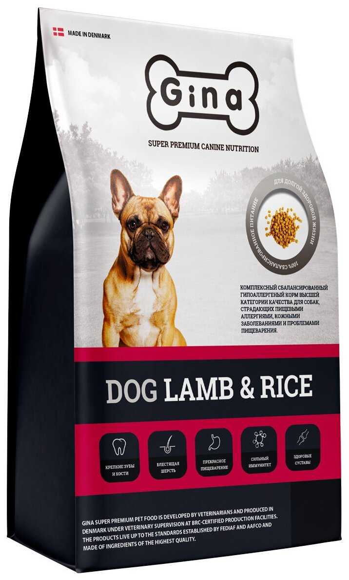 Корм для собак Gina Dog Lamb & Rice