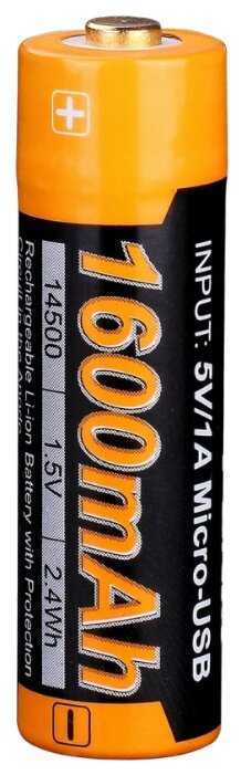 Аккумулятор Li-Ion 1600 мА·ч 1.5 В Fenix 14500 ARB-L14-1600U