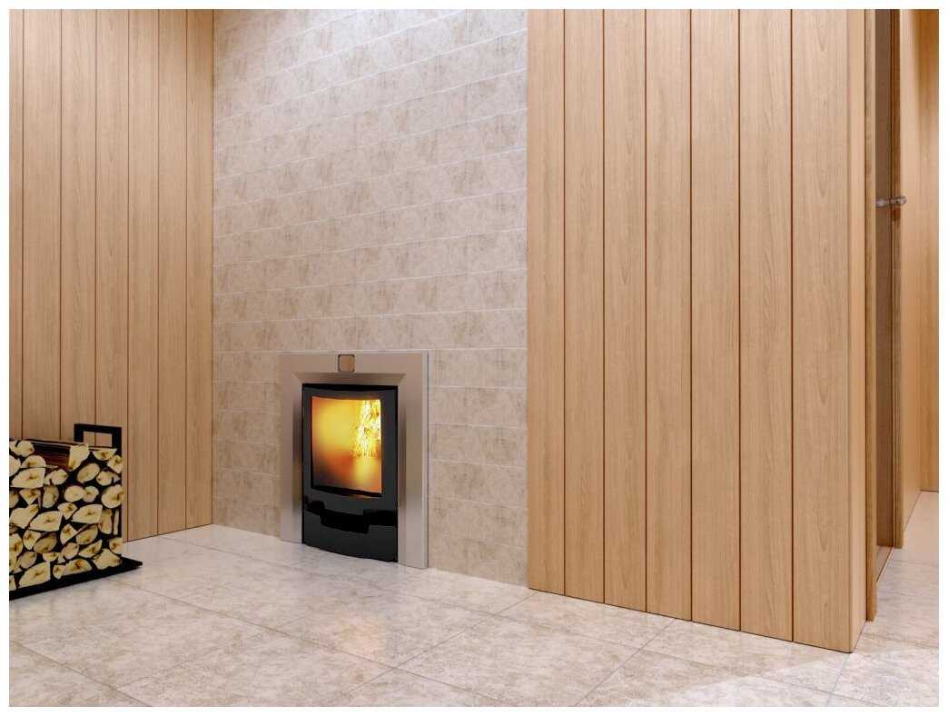 Дровяная банная печь Теплодар Русь-Сетка-25 Л Панорама фотография 3