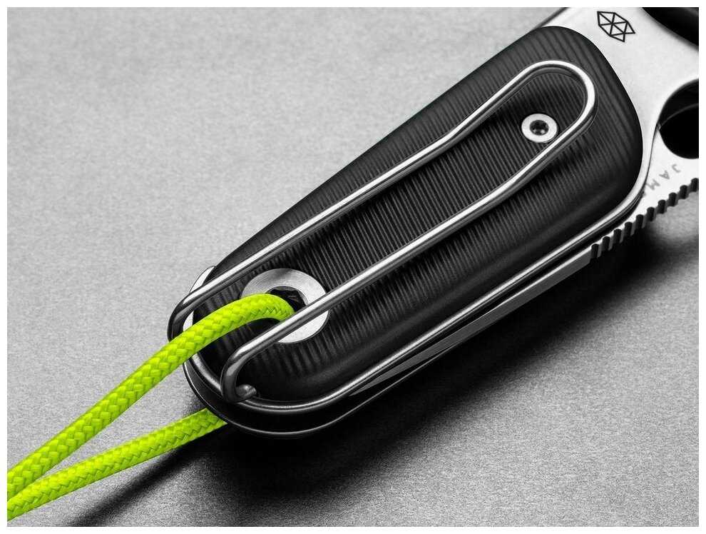 Нож The James Brand The Redstone, лезвие Sandvik 12C27, рукоять Polypropylene, Black, черный фотография 1