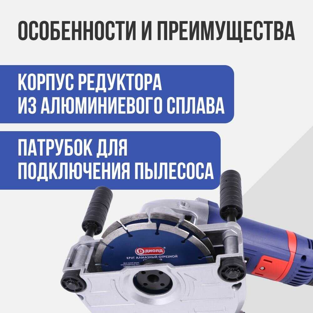 Штроборез Диолд ШТБ-2,0-150 фотография 2