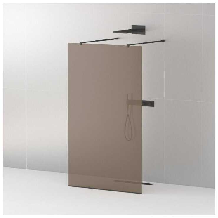 Душевая перегородка Cezares Liberta 120x195 L-2-120-BR-NERO