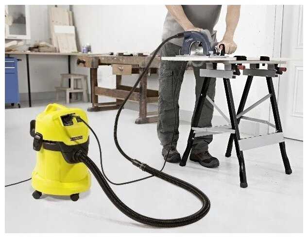 Хозяйственный пылесос KARCHER WD 3 P V-17/4/20 Workshop, 1000 Вт фотография 4