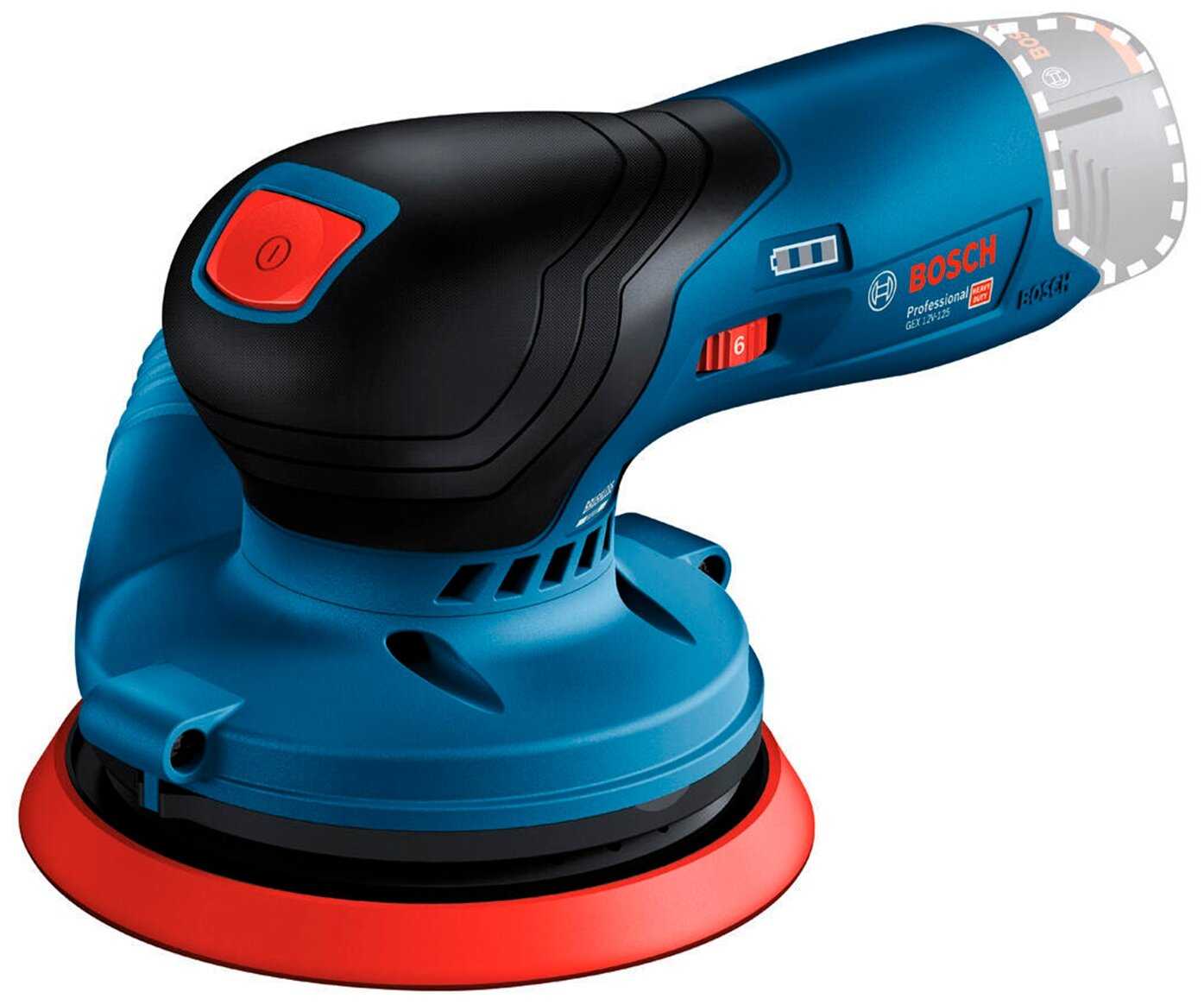 Шлифмашина для стен и потолков BOSCH GEX 12V-125 (0601372101)