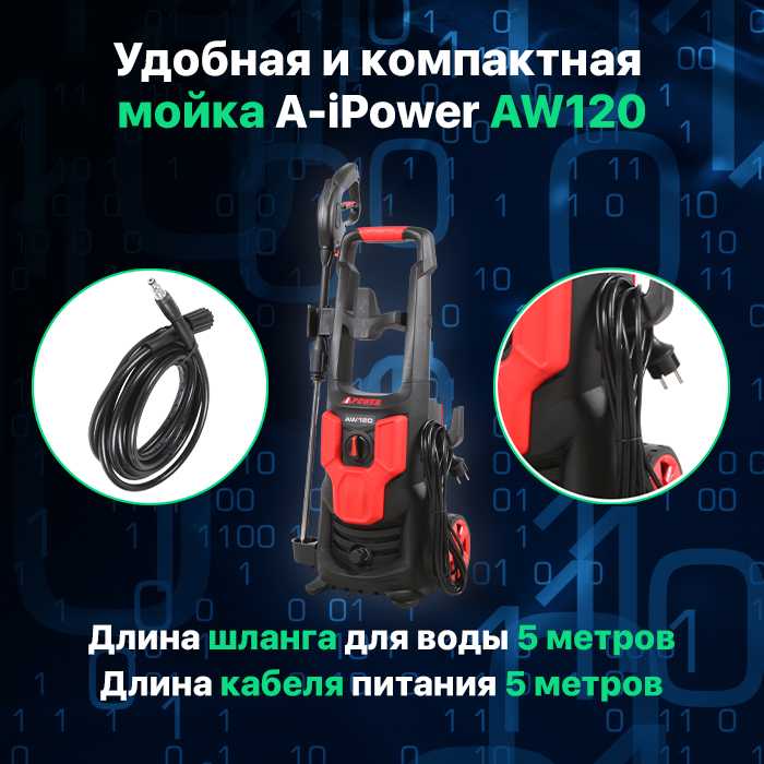 Мойка высокого давления A-iPower AW120 фотография 11