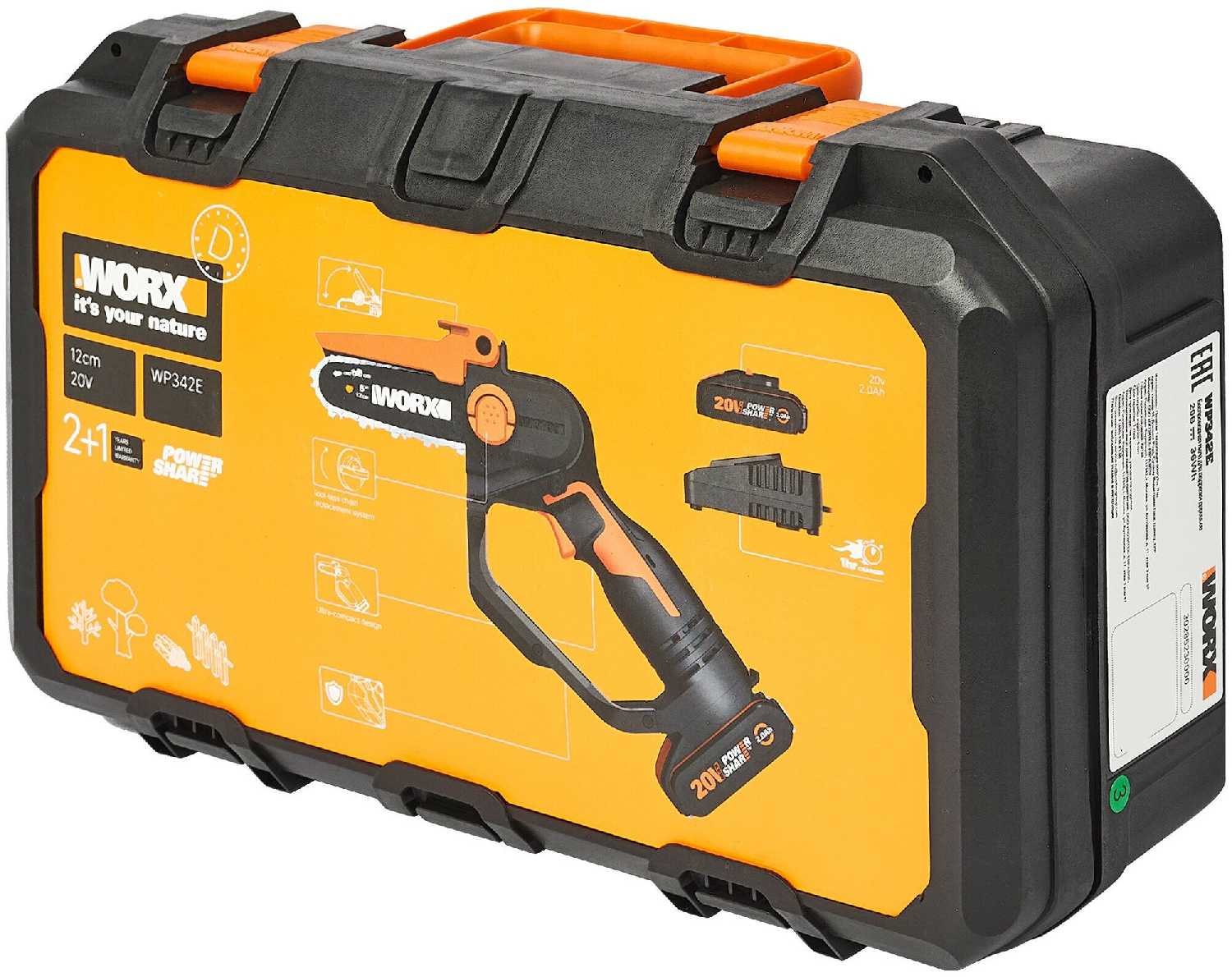 Аккумуляторная пила Worx WP342E фотография 1