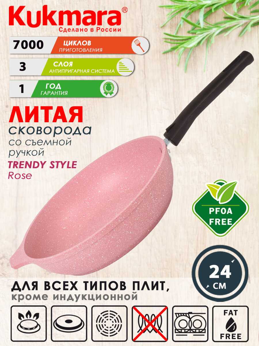 Сковорода Kukmara Сковорода съемной ручкой (241tsr) фотография 6