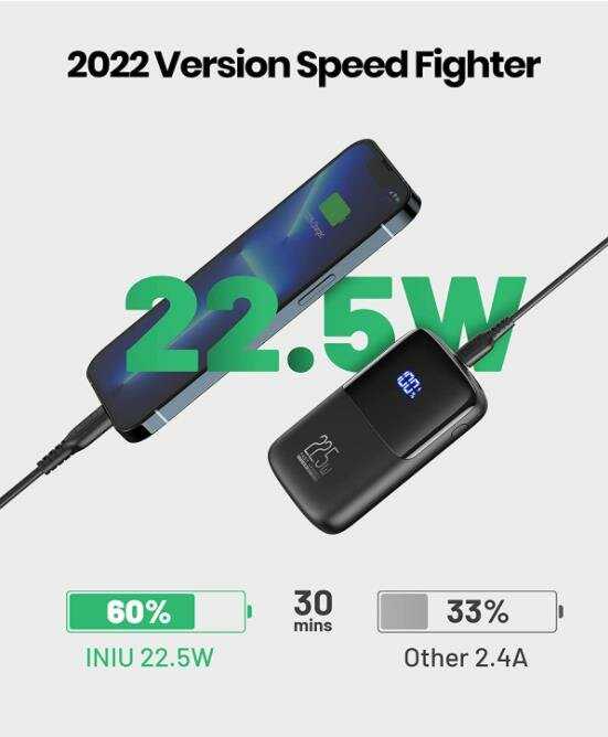 Портативный акб INIU Portable Charger (BI-B61) фотография 3