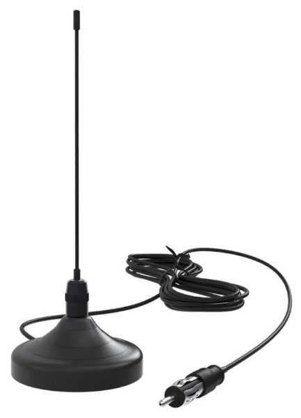 Антенна автомобильная РЭМО BAS-6001 FD (пассивная, УКВ/FM,65-108 МГц,3дБ, кабель 3м) фотография 1