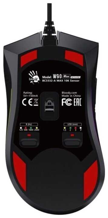 Игровая мышь Bloody W90 Max фотография 5