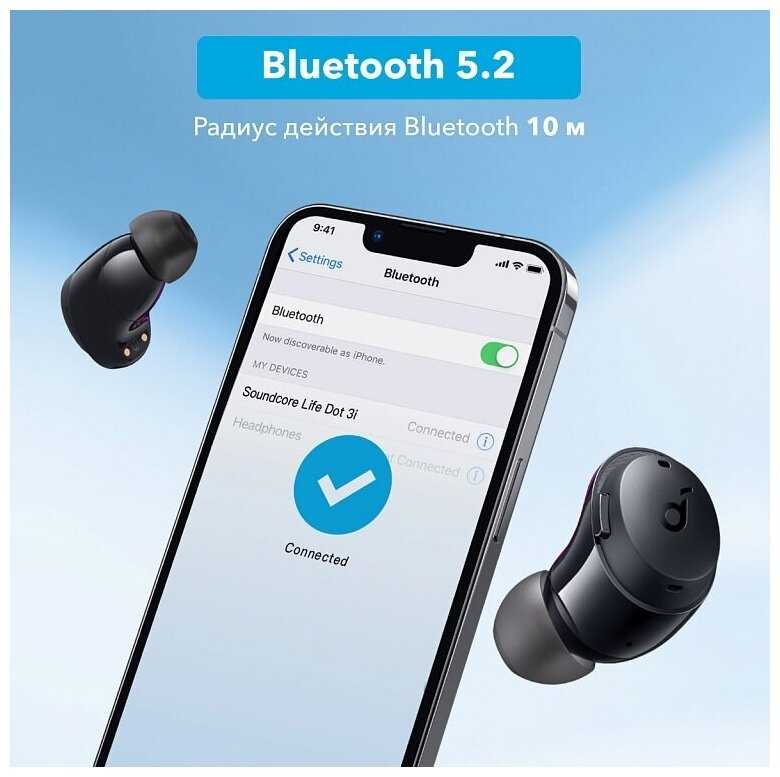 Беспроводные наушники Anker Soundcore A3982 DOT 3i, черный фотография 9