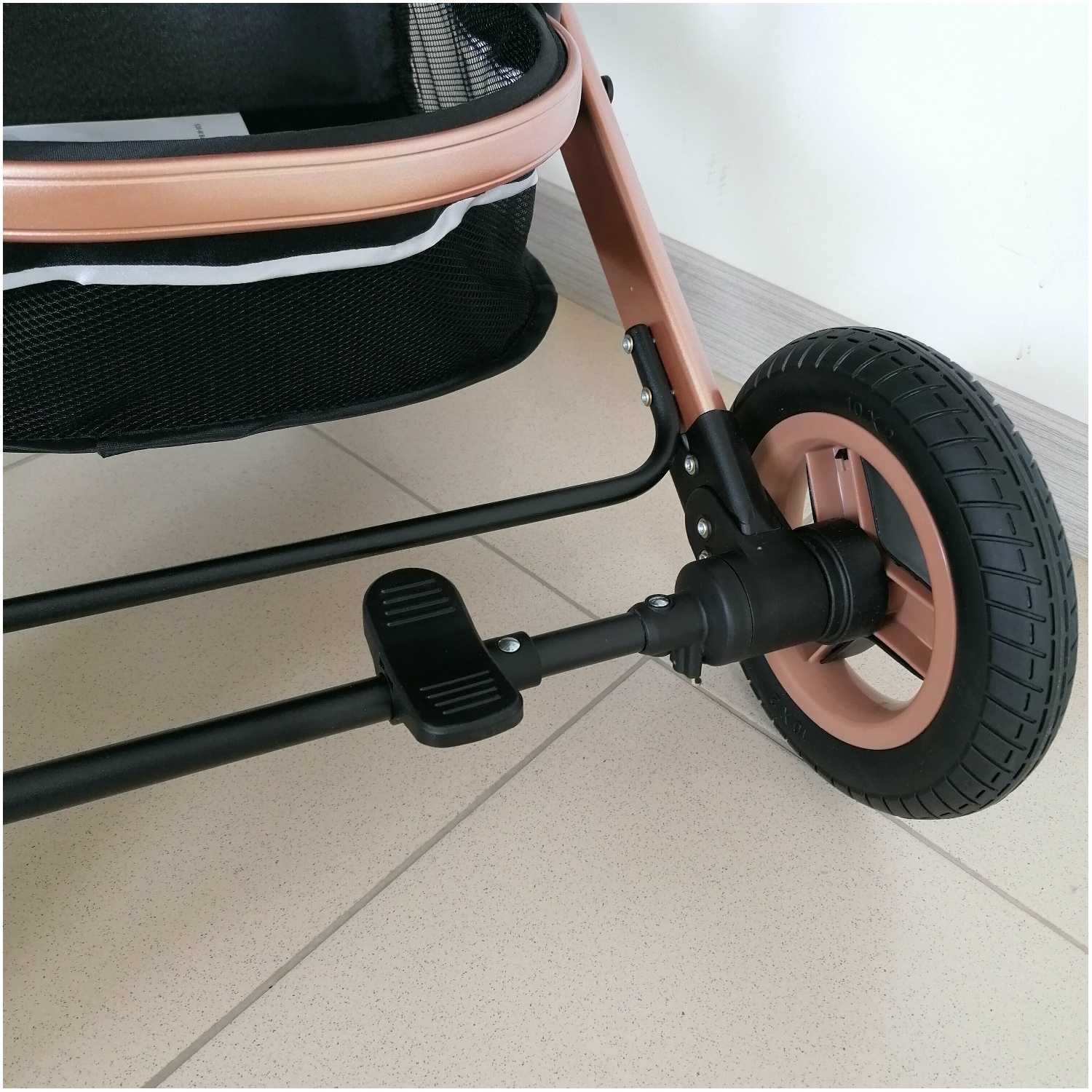 Детская Коляска 3в1 LUXMOM 530W, коляска для новорожденных, цвет черный, коляска-трансформер фотография 7