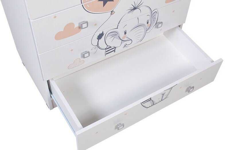 Пеленальный комод Фея Слоник (1580) фотография 5