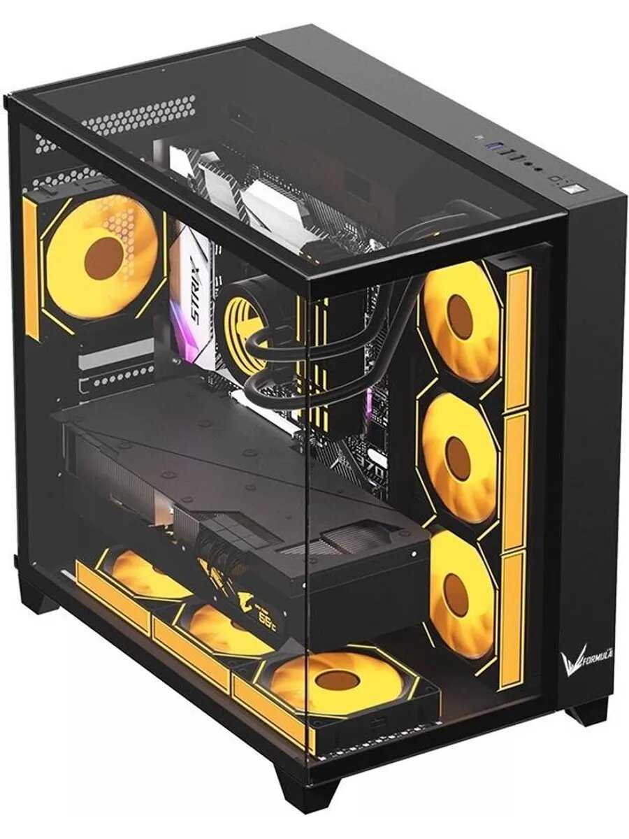 Корпус ATX Formula Crystal Z9 Floe (crystal z9 floe b) фотография 4