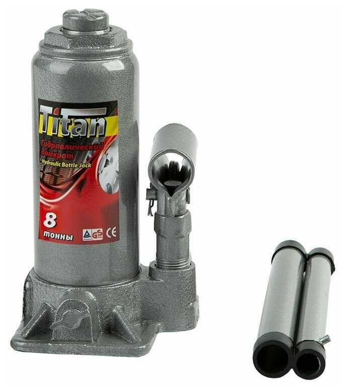 Домкрат гидравлический Titan Домкрат бутылочный 8т (TIT08) фотография 3
