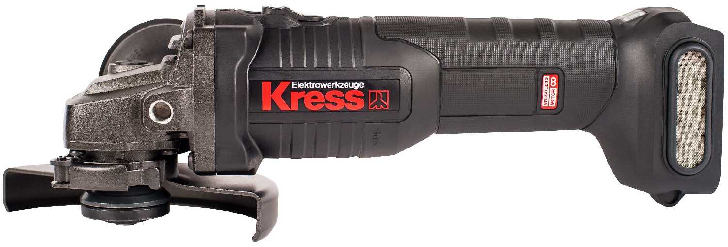 Аккумуляторная УШМ Kress KU801 Li-Ion 4.0 А·ч 20 В x2 кейс, 125 мм фотография 3