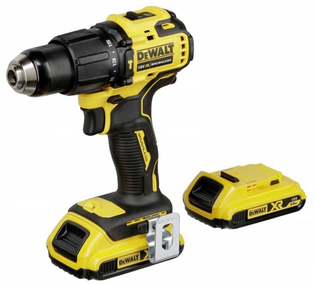 Аккумуляторная ударная дрель-шуруповерт DeWALT DCD709D2T-QW фотография 1