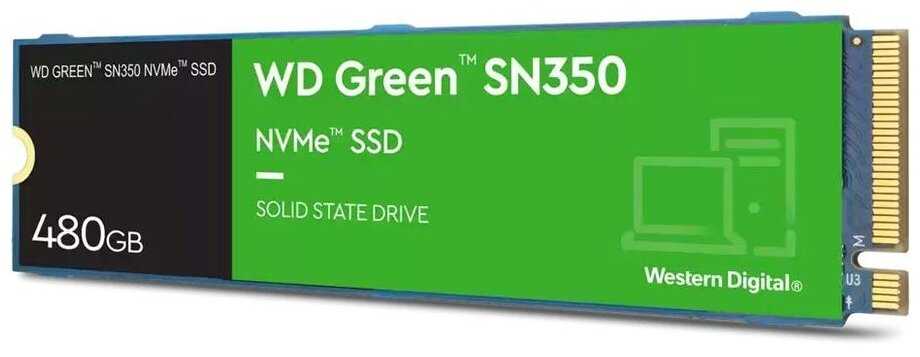 Твердотельный накопитель Western Digital WD Green 480 ГБ M.2 WDS480G2G0C фотография 1