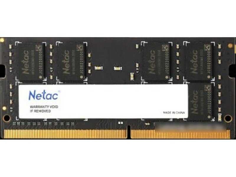 Оперативная память Netac Basic 16 ГБ DDR4 SODIMM CL22 (NTBSD4N32SP-16) фотография 11