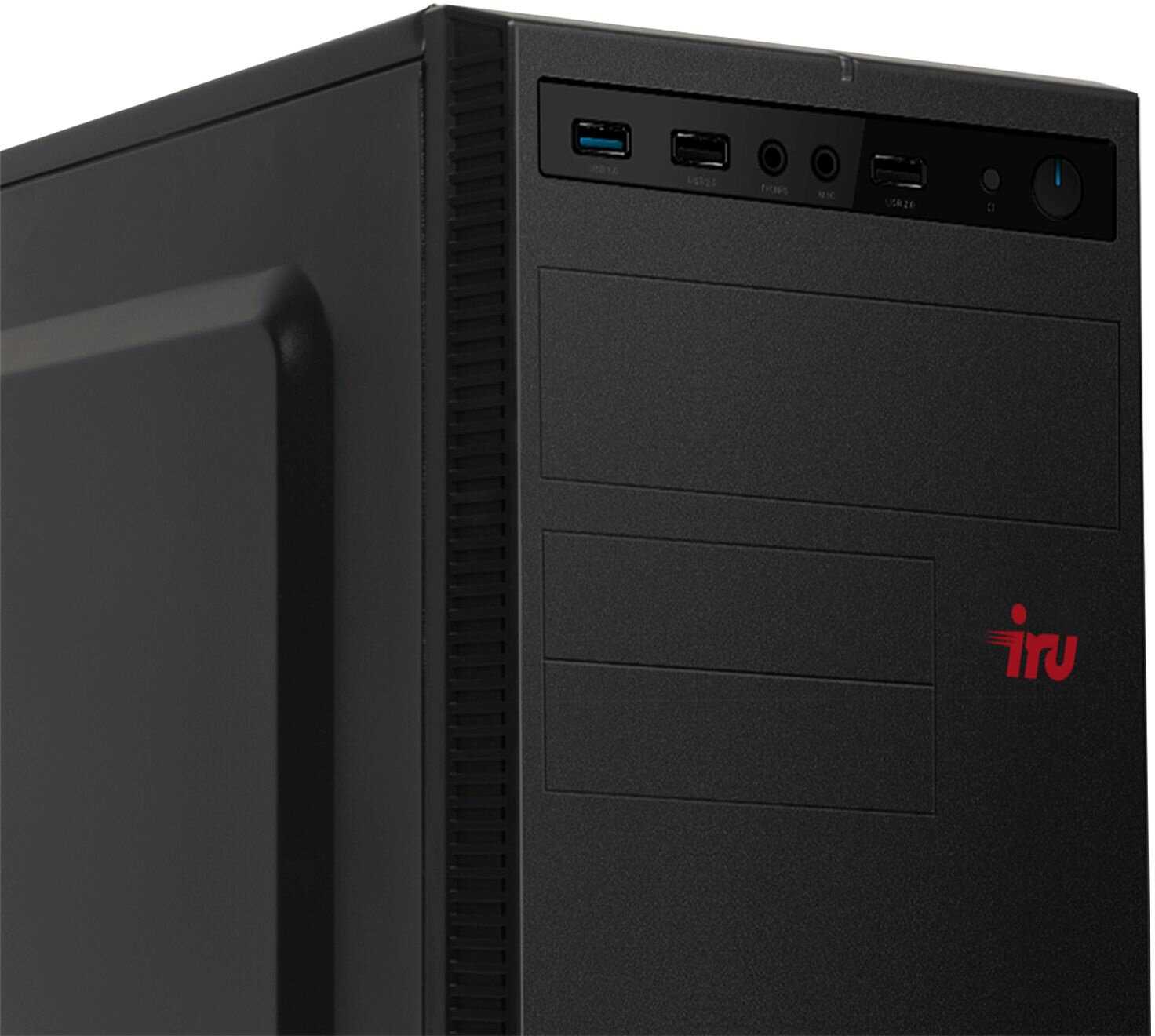 ПК IRU Home 320A3SE MT Ryzen 5 2400G 16Gb SSD500Gb Vega 11 (1986208) фотография 4
