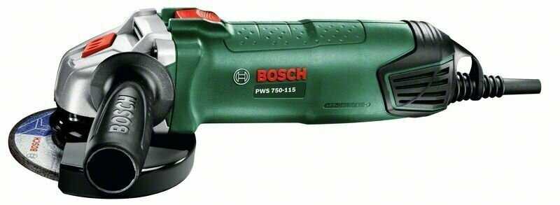 Углошлифовальная машина BOSCH DIY PWS 750-125 (0.603.3A2.40D)