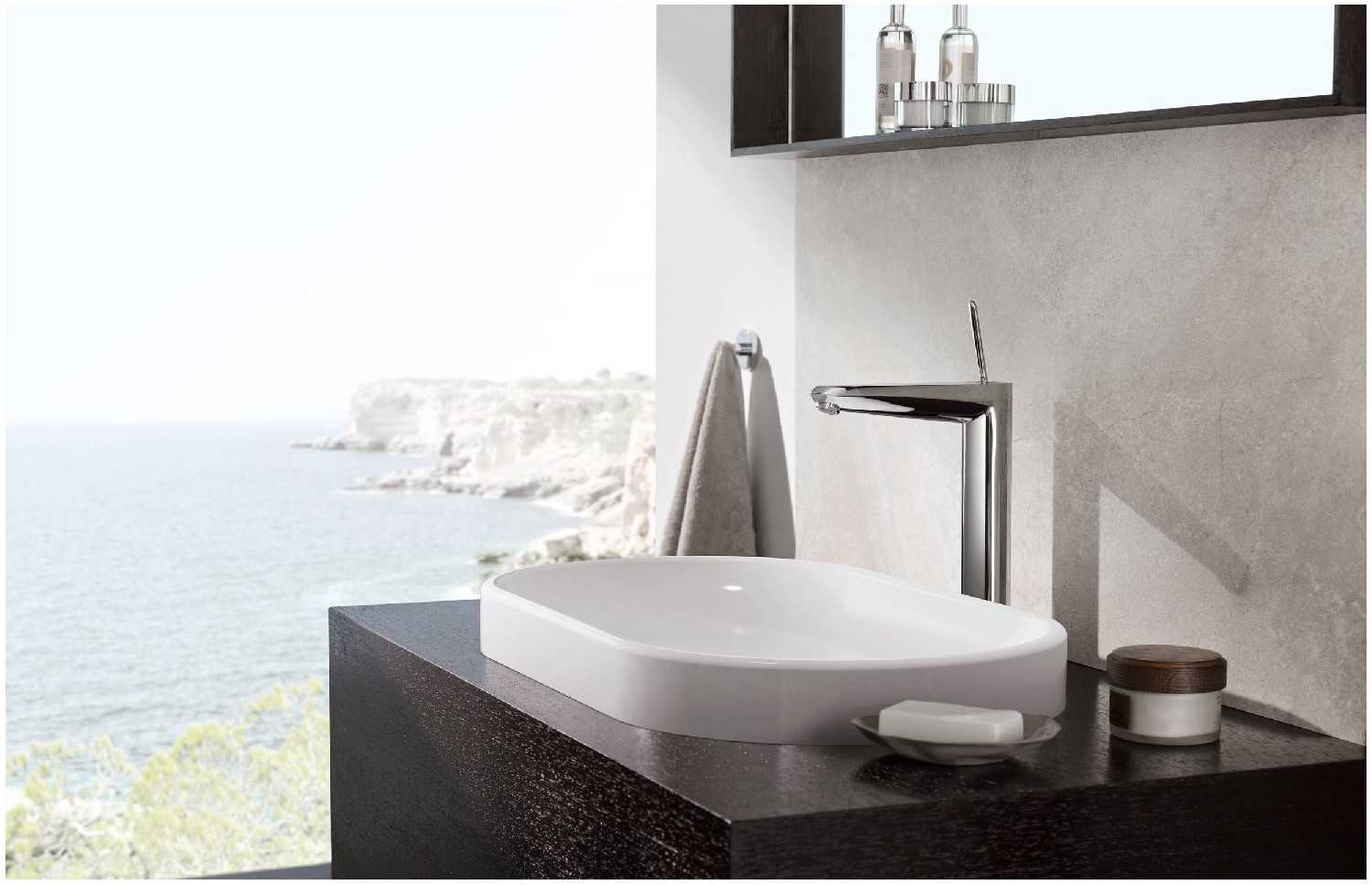 Смеситель для ванны Grohe Eurodisc Joystick 23428000, рычажный фотография 5