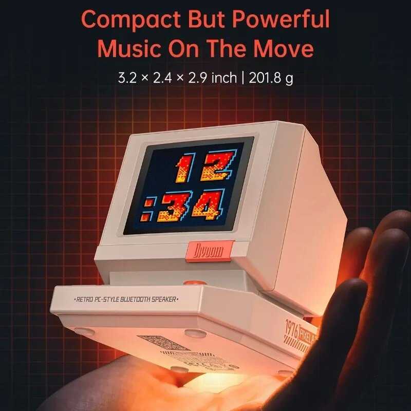 Портативный Bluetooth динамик Divoom MiniToo Retro фотография 1