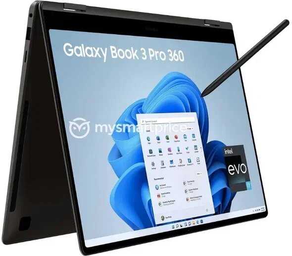 Ноутбук Samsung Galaxy Book3 Pro 360 (NP960QFG-KA2RU) фотография 2
