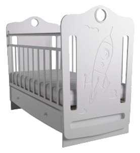 Кроватка Forest kids Space, классическая, поперечный маятник