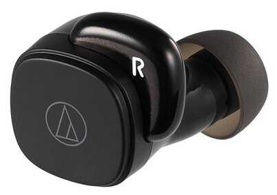 Наушники AUDIO-TECHNICA ATH-SQ1TW BK, черный фотография 1
