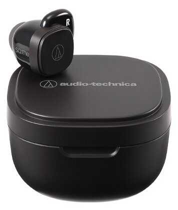 Наушники AUDIO-TECHNICA ATH-SQ1TW BK, черный фотография 2
