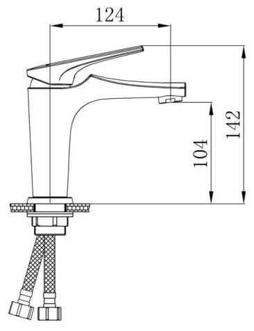 Смеситель для душа Ростовская Мануфактура Сантехники SL122-001F хром, рычажный фотография 3