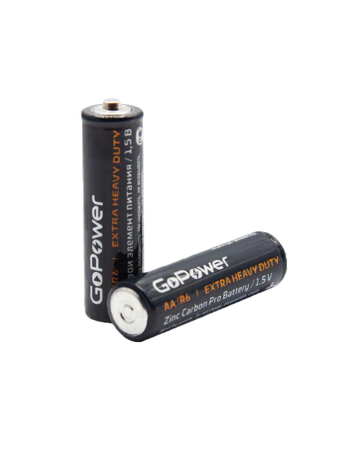 Батарейка GoPower R6 AA Shrink (4 Heavy Duty)