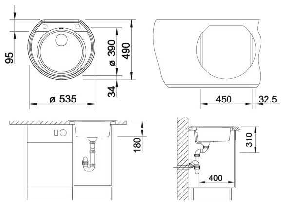 Кухонная Мойка Blanco Rondoval фотография 2